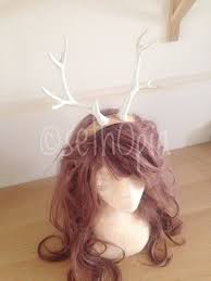 Cornes De Cerf Blanches Creature Esprit De Ma Foret Hair Styles Beauty Dreadlocks