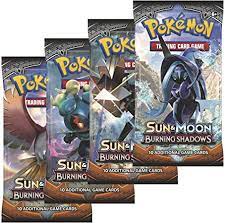 August 4th, 2017 | cards: Amazon Com Pokemon 4x Burning Shadows Booster Pack 4 Pack Bundle Toys Games