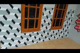  Cara Mengecat Tembok 3d Motif Balok 3d Wall Paint Youtube Mural Lukisan Gambar Dinding