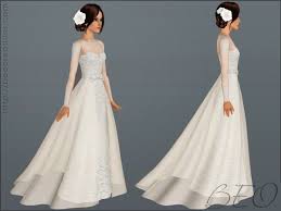 My Sims 3 Blog Wedding Dress 28 Bouquet By Beo Sims 4 Wedding Dress Sims 4 Dresses Sims 3 Wedding