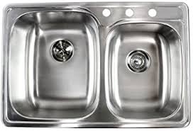 33 inch top mount/drop in stainless