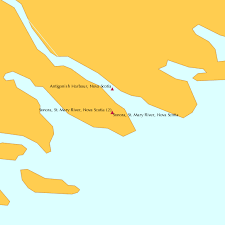 Sonora St Mary River Nova Scotia Tide Chart
