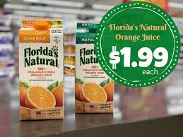 Search orange juice the brand coupon codes on your browser and from the listed coupons pick a suitable deal, copy the coupon code and paste it. Florida S Natural Orange Juice 1 99 Each At Kroger Kroger Krazy