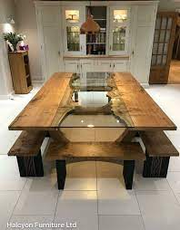 Custom river table epoxy resin coffee table, live edge epoxy river table, dining room wood furniture, walnut slab dining table, side table. Pin On Dining Table