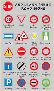 all of europe uses the same simple set of road symbols