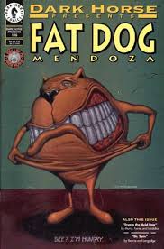 Fat dog, now dubbed hot dog mendoza, squanders their fame and causes a falling out with his little costumed buddy, who thinks they should use their new found fame to do good and fight crime and stuff like that. Dark Horse Presents 116 Reviews