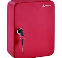 Steel Secure Key Cabinet with Key Lock, 48-Key, 7.1 x 3.1 x ...