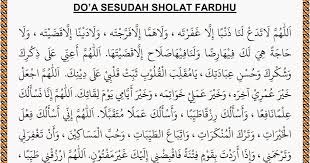 Bacaan Dzikir Dan Doa Sholat Doa Setelah Sholat Wajib Pdf