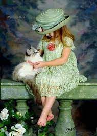 Pin By Rawdha Hasni On صور تتكلم وكلمات ترسم Cat Girl Flower Girl Dresses Cute Kids