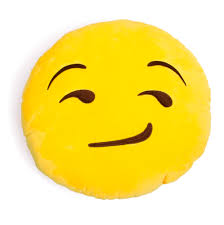 Smirking Emoji Pillow Emoji Pillows Emoji Pillows Plush Plush Pillows
