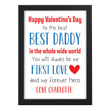 Dec 22, 2009 · the history of valentine's day—and the story of its patron saint—is shrouded in mystery. Happy Valentines Day Personalised Gifts For Daddy Unique Custom Valentines Presents From New Baby Boy Or Girl Son Or Daughter For Daddy Dad Father Daddy Valentines Day Keepsakes From Child