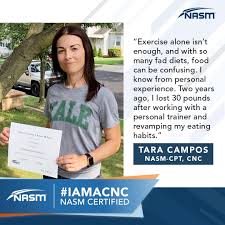 The certified nutrition coach credential is the new credential introduced to the nasm family. Nasm On Twitter Congratulations On Becoming A Certified Nutrition Coach Tara Iamacnc Are You A Certified Personal Trainer Expand Your Offerings With The Nasm Nutrition Certification Https T Co 1ddijgjj6z Https T Co Uqw9mv53no