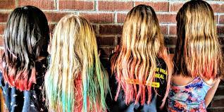 When i dyed my hair with koolaid i washed it first then put my tips in the koolaid for twenty minutes and. Kool Aid Hair Dye Surprised It Really Really Works