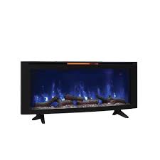 And includes a media shelf to hold your components. Classic Flame Luminosity 48 In Wall Mount Electric Fireplace In Black 48hf311cgt A004 The Home Depot