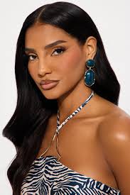 Last Of Summer Acrylic Jeweled Drop Earrings