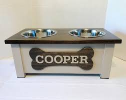 Farmhouse Decor Dog Bowl Dog Bowl Stand Raised Dog Bowl Elevated Dog Feeder Personalized Dog Bowl Stand Dog Mom Dog Gift Dog Rustic Dog Bowl Stand Dog Bowl Stand Diy Dog