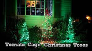 Diy tomato cage tree *this post may contain affiliate links when i found tomato cages on clearance at the end of the season for $1 each (for the good and sturdy ones!) i had to grab a few. Diy Christmas Decorations Tomato Cage Christmas Tree Youtube