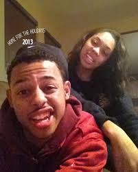 He also looks like Cameron Logan and the wife also favors his wife, Vicky  Logan