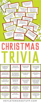 I want to wish you all a merry christmas with this free printable game. Free Printable Christmas Trivia Hey Let S Make Stuff