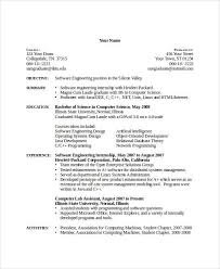Sample Computer Science Resume Impressive Essay English Writing Tutoring Of 29 Superb Sample Internship Resume Science Internships Resume Examples