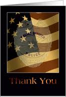 1855330029 what do you do when you have something to important say? Thank You Cards For Police Officer From Greeting Card Universe