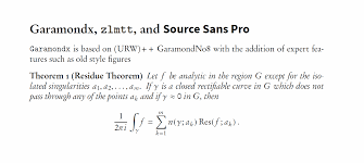 Anyway, see my suggestions above for better ways to handle this. Suggest A Nice Font Family For My Basic Latex Template Text And Math Tex Latex Stack Exchange
