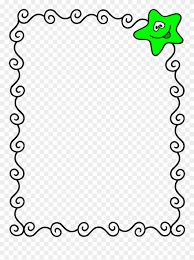 Ideas de portadas para cuadernos hechas a mano 🤩 cuál es tu favorita. Frame Decoraciones Para Cuaderno Bordes Clipart 172157 Pinclipart