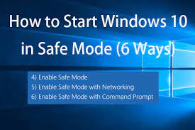 Tap or click the search form in the taskbar and type msconfig. How To Start Windows 10 In Safe Mode While Booting 6 Ways