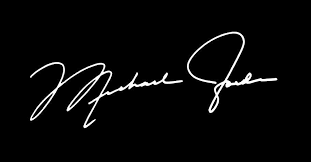 X1 Michael Jordan Signature Vinyl Decal Sticker Autograph Basketball Star Michael Jordan Tattoo Michael Jordan Art Michael Jordan