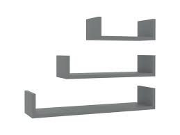 Alle produkte zu conforama preisen. Icaverne Etageres Murales Et Corniches Reference Etageres Murales 3 Pcs Gris Agglomere Vente De Sans Marque Conforama