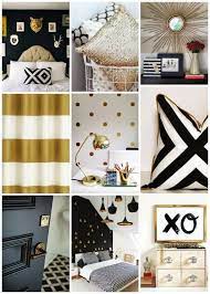 Black and gold bedroom decor pink atmosphere ideas decorating white teen glam modern rose apppie org. Black White And Gold Bedroom Novocom Top