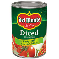 You just diced a tomato. Diced Tomatoes With Basil Garlic Oregano Del Monte