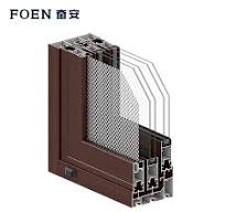 Interior anodised aluminium three track sliding window ...