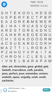 We did not find results for: Bible Word Search Word Find Puzzle Fun Latest Version For Android Download Apk