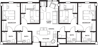 Floor Plans University Village Temple Student Apartments In Philadelphia Pa Hostels Design Student Hostel Student Apartment