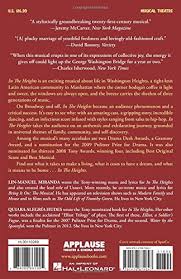 In the heights (2021) cast and crew credits, including actors, actresses, directors, writers and more. In The Heights The Complete Book And Lyrics Of The Broadway Musical Applause Libretto Library Hudes Quiara Alegria 0884088861995 Amazon Com Books