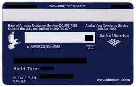 Bank of america alaska card. Bank Of America Alaska Airlines Credit Card Back Travel With Grant