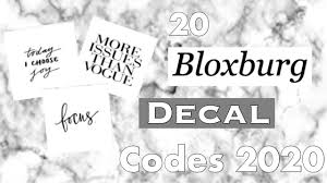 See the best & latest menu code for bloxburg 2020 on iscoupon.com. Roblox Bloxburg Aesthetic Decal Codes 2020 Youtube
