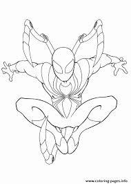 Iron Spider Para Colorear