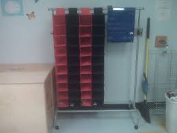 hanging shoe holder on chart stand can use as mailboxes