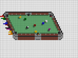 Pool Table Perler Pattern By Yedo On Deviantart Perler Patterns Perler Pool Table