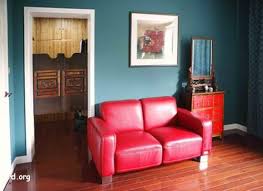 You can work with all different kinds of design styles from a typical bachelor pad all the way up to the penthouse. 24 Best Collection Wall Colors That Go With Red Home Decor And Garden Ideas Red Sofa Living Room Red Couch Living Room Red Leather Sofa