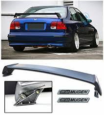 Amazon Com For 96 00 Honda Civic 4dr Sedan Jdm Mugen Style Rear Trunk Lid Wing Spoiler Lip W 2 X Black Mugen Emb Honda Civic Honda Civic Vtec Honda Civic Car