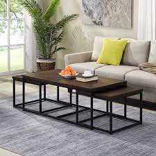 Latitude Run Reimund 3 Piece Coffee Table Set Wayfair Coffee Table 3 Piece Coffee Table Set Coffee Table Setting