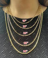 14k Solid Gold Figaro Chain 16 24 Inches 2 5mm Semi Hollow Style Fran Co Jewelry