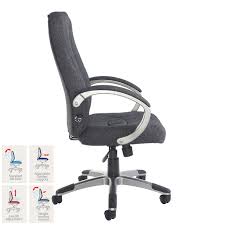 We found through testing that the smart chair has medium support when seated upright. Lucca High Back Managers Chair In Charcoal Costco Uk