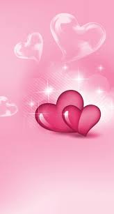 Pink Background Hot Pink Hearts Valentines Wallpaper Heart Wallpaper Iphone Wallpaper