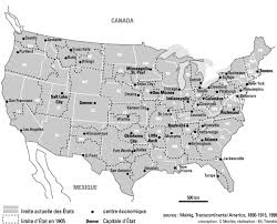 Il y a quatre grands fuseaux horaires aux états unis, aussi appelés fuseaux standard. La Delimitation Des Etats Des Etats Unis Entre Damier Et Patchwork
