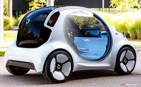 Smart Vision Eq Fortwo Concept Envisions Autonomous City Car Of The Future Autoconception Com City Car Car Futuristic Cars