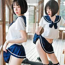 Amazon.co.jp: セクシーセックスランジェリーロールプレイJKセーラーユニフォームセットR310ブルー女性  愛する人へのサプライズバレンタインデーギフトパッションランジェリーパジャマローブセット独身ナイトドレ (Color : Blue, Size : M)  : ファッション